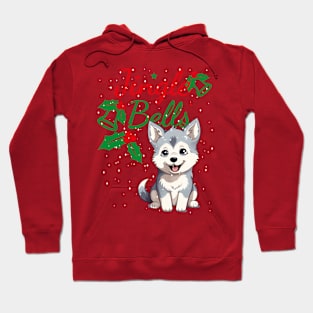 Husky Jingle Bells Hoodie